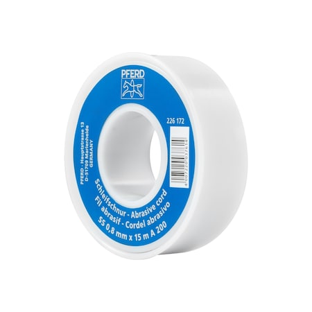 Pferd Abrasive cord, Diameter 0.03", 16 yd - Aluminum Oxide - 200 Grit 49901